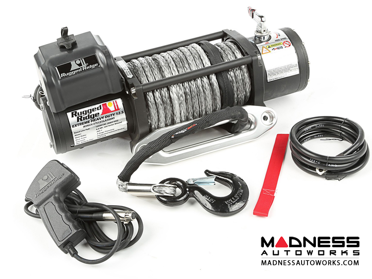 Jeep Wrangler JL Spartacus Performance 12,500 lb. Winch w/ Synthetic Rope